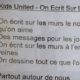 On écrit sur les murs